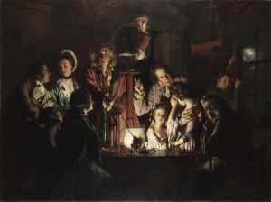 Joseph Wright of Derby: An Experiment on a Bird in an Air Pump, 1768, oil on canvas
