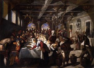 Tintoretto: Marriage at Cana, 1561, oil on canvas