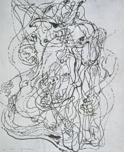 Andre Masson: Automatic drawing, ink on paper, 1924