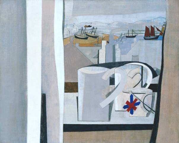 Ben Nicholson: St Ives, Cornwall, oil and graphite on canvas, 1943-5